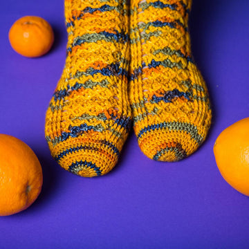 Happy feet crochet socks