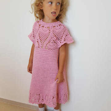 Pineapple dress for girl 5-6 years