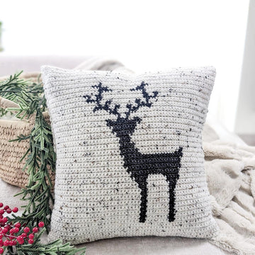 Reindeer Pillow Cover