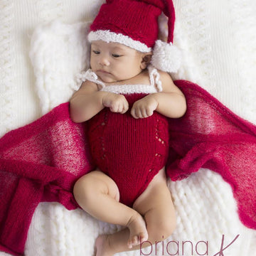 Poinsettia Romper