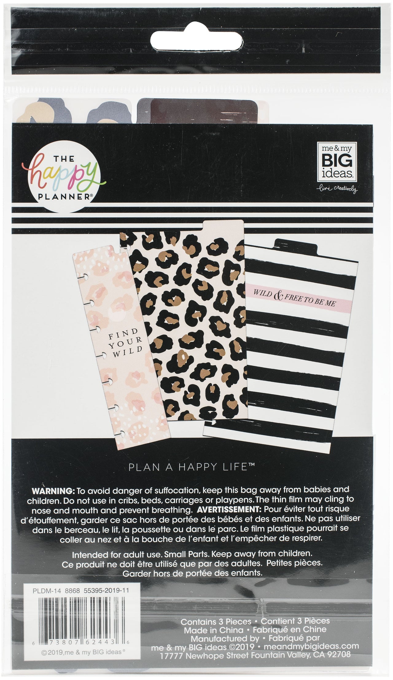 Happy Planner Mini Dashboards 3/Pkg - Everyday