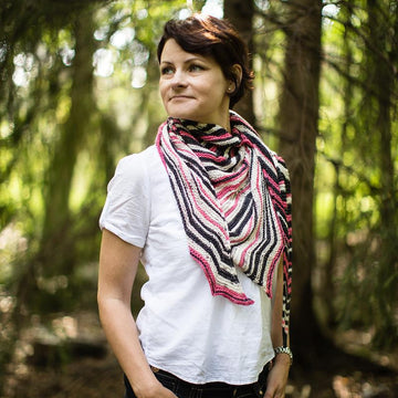 Stripe it Away Shawl
