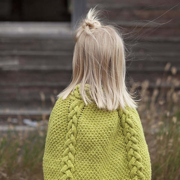 Cabled Poncho