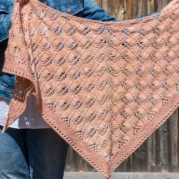 Faded Roses Shawl