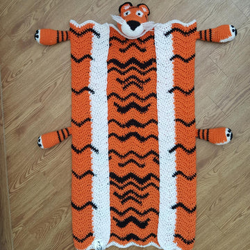 Noah's Tiger cot blanket