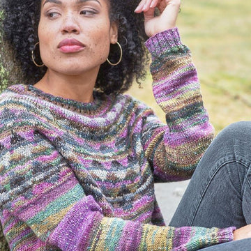 Haskell Sweater in Berroco Sesame - Downloadable PDF