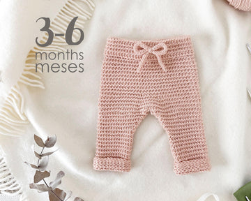 3-6 months - CUDDLES Crochet Pants