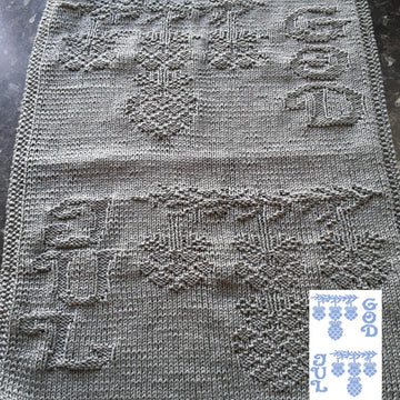 Nr. 326 – 19 – 13. Pine cones guest towel