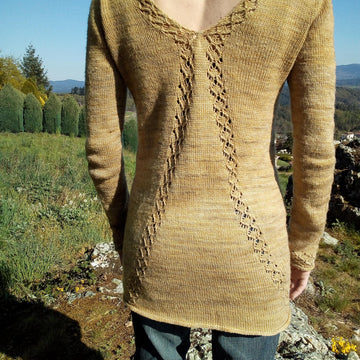 Golden bread cardigan