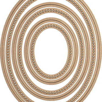 Spellbinders Chantilly Paper Lace By Becca Feeken - Hemstitch Ovals 1.75" to 5.5"