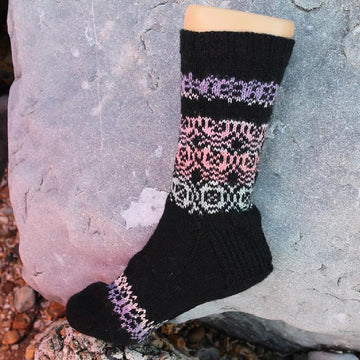 Kasbah Faux Fair Isle Socks