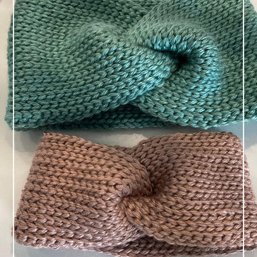 Easy Knit Look Twisted Ear Warmer