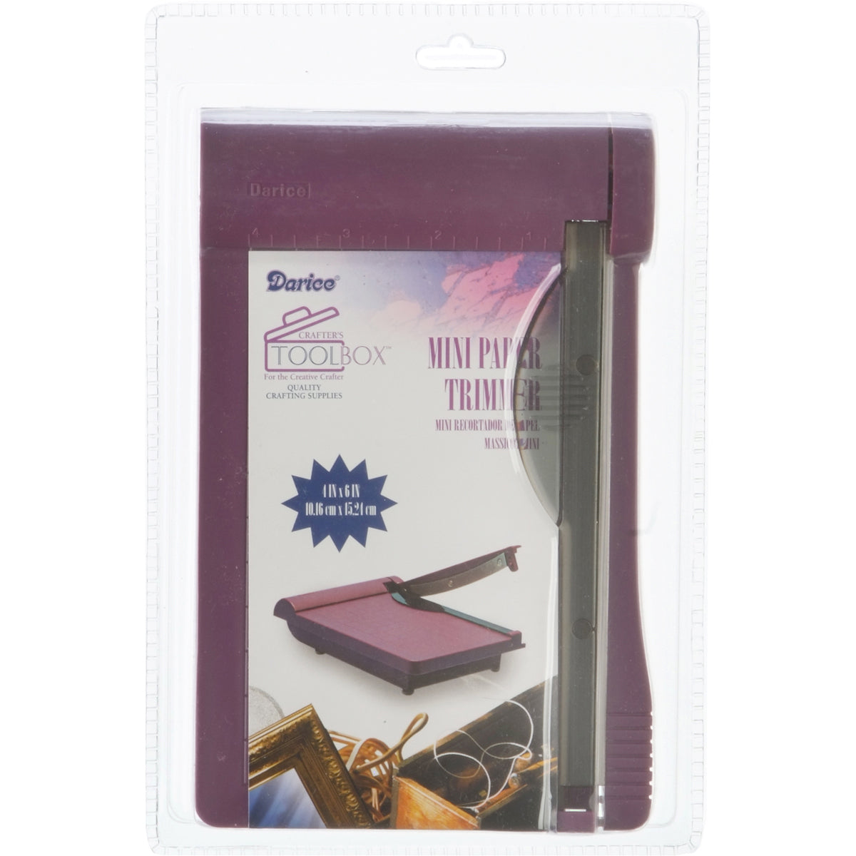 Darice Mini Paper Trimmer 4"X6" - 278741