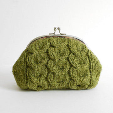 Macaroon Knitted Purse