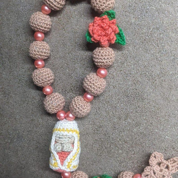 Virgin Mary pray Rosary Beads English -us