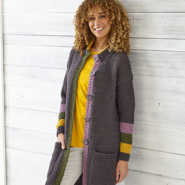 Cardigan & Coat in King Cole Wildwood Chunky - 5890PDF - Downloadable PDF