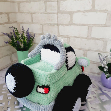 Pattern Amigurumi Jeep car