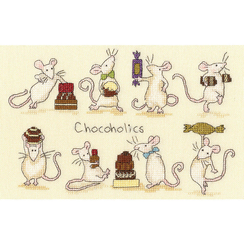 Bothy Threads Chocoholics Cross Stitch Kit - 24 x 15cm