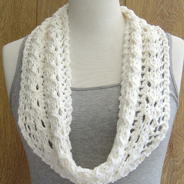 Spring Lace Infinity Scarf