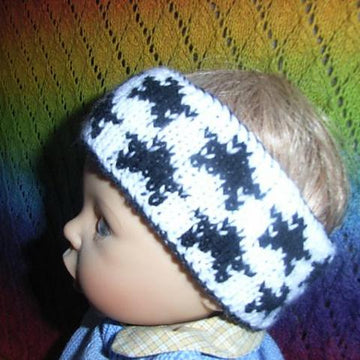 Reversible stardust headband or cowl (double-knitting)/Wendesternchen-Loop oder Stirnband