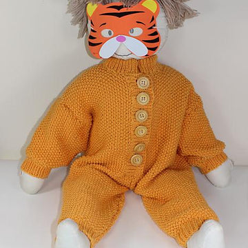 Baby Aran Moss Stitch Onesie