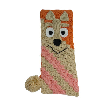 Orange Dog Scarf C2C