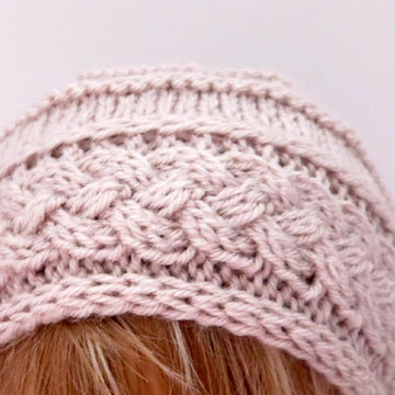 Lara - A Chic Hat with Aran Braid