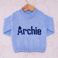Intarsia - Archie Moniker Chart - Childrens Sweater