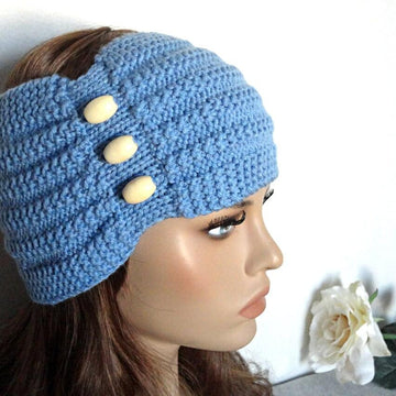 Pattern Knit Headband Womens Girls
