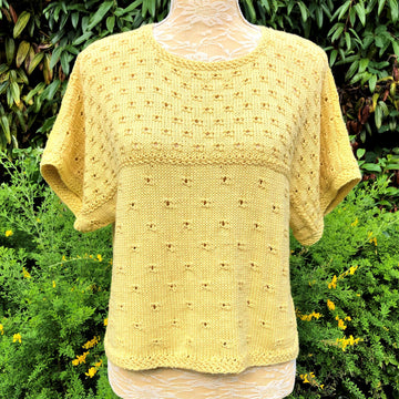Oversized Eyelet Top