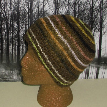 Small Stripe Beanie hat knitting pattern