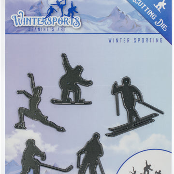 Find It Trading Jeanine's Art Die - Winter Sporting, Wintersports