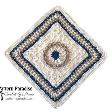 Circle Of Life 12" Afghan Square
