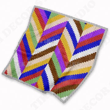 BUNDLE | 5 Various Blanket C2C Crochet Patterns | Beginner-friendly