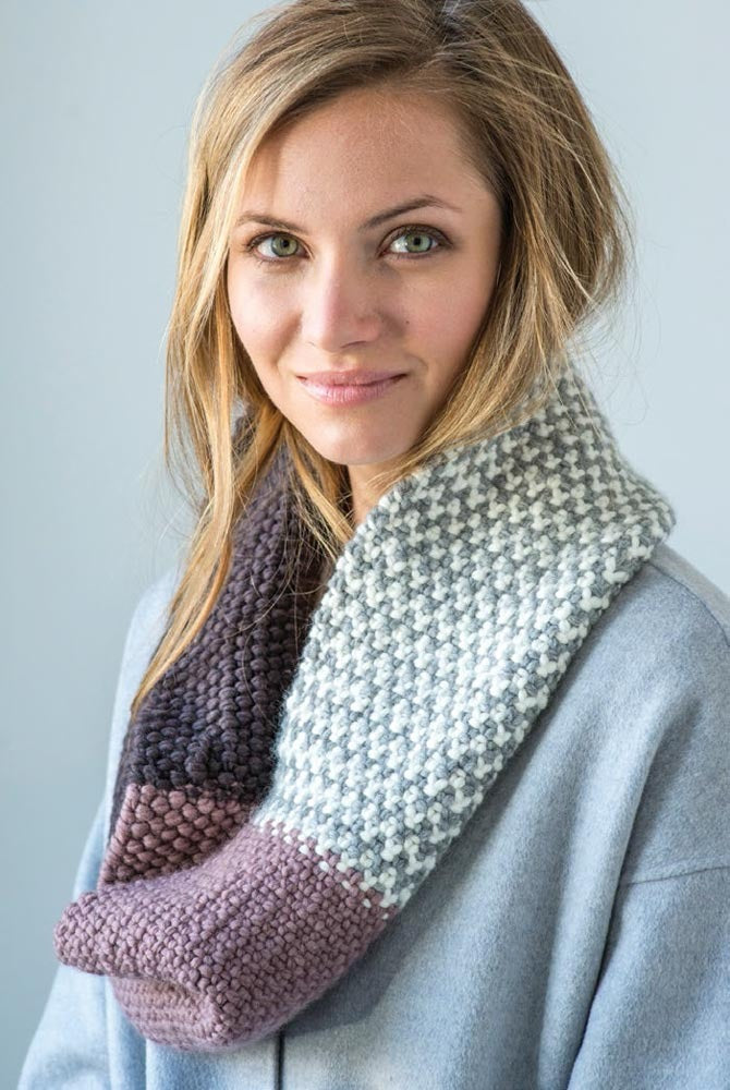 Damiano Cowl in Berroco Noble - 379-6 - Downloadable PDF