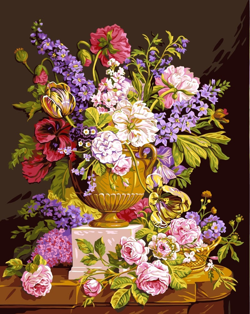 Grafitec Bouquet Ancien Tapestry Kit - 50cm x 70cm
