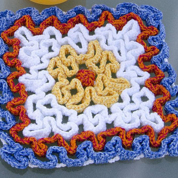 Wiggly Flower Hot Pad & Coaster
