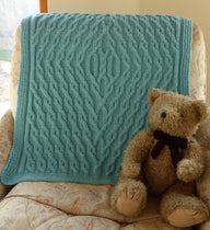 Framed Cables Baby Blanket