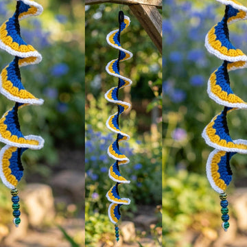 Crochet Pattern Colorful Wind Spinner