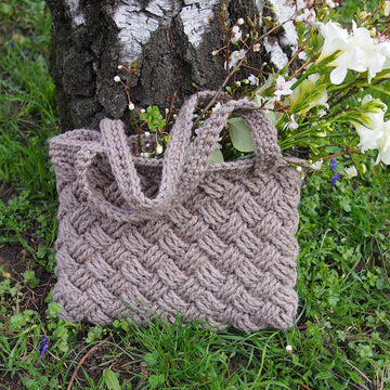 Basketweave Tote