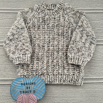 Quinn Baby sweater and Hat 18"-22" chest size