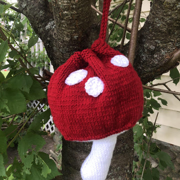 Mushroom Drawstring Purse