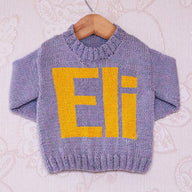 Intarsia - Eli Moniker Chart - Childrens Sweater