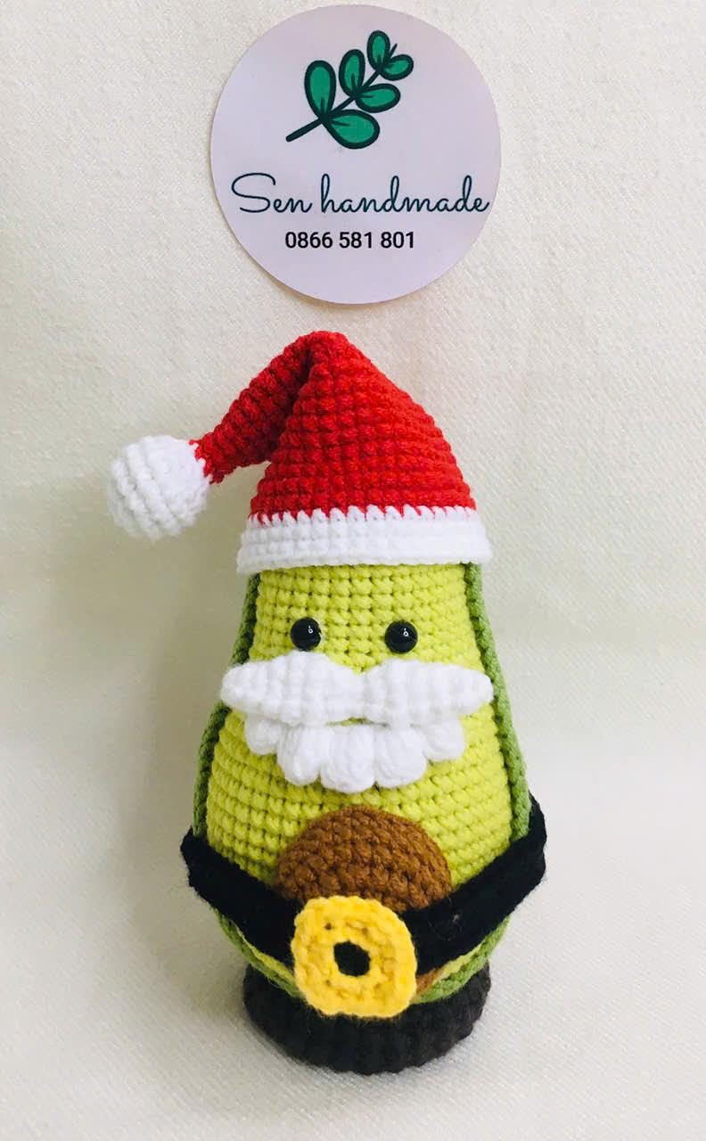 Santa Cado -Crochet pattern - PDF file- English