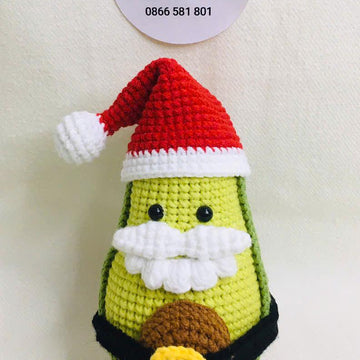 Santa Cado -Crochet pattern - PDF file- English