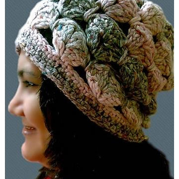 Slouchy Beanie Crochet Pattern She Sells Sea Shells Hat