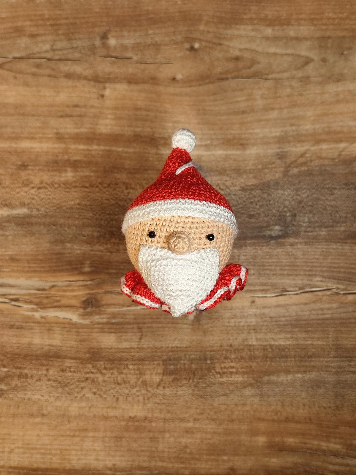 Santa Claus Crochet Bauble Pattern