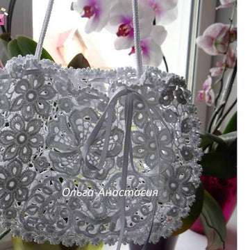 Lace wedding bag