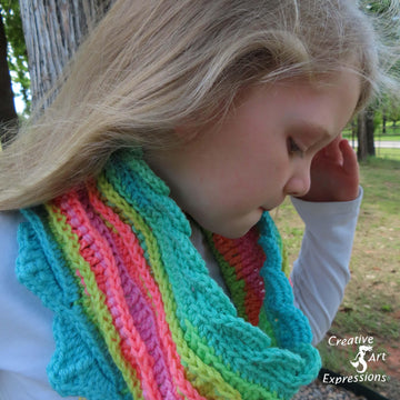 Sea Breeze Infinity Scarf Child & Youth