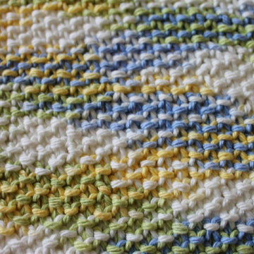 Simple Seed Stitch Dishcloth